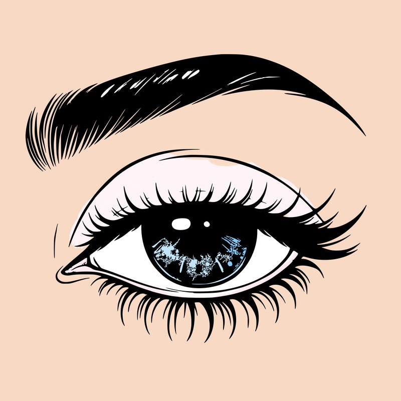 eye closed realistic