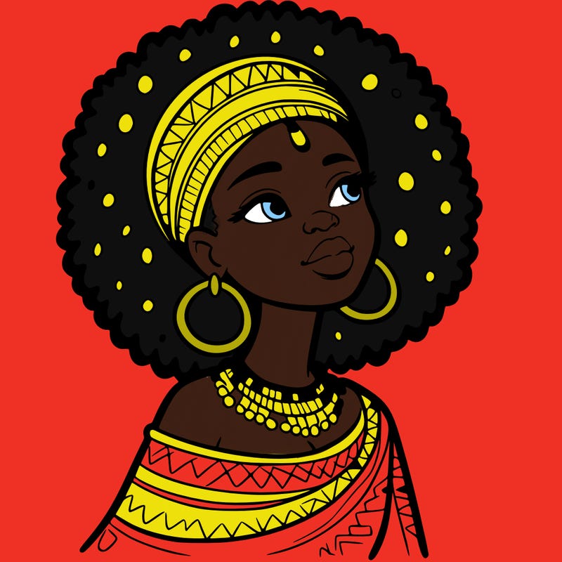 african woman