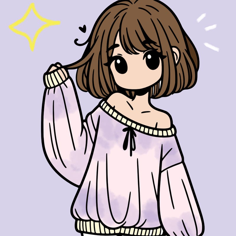 girl in baggy sweater hanging off her shoulder