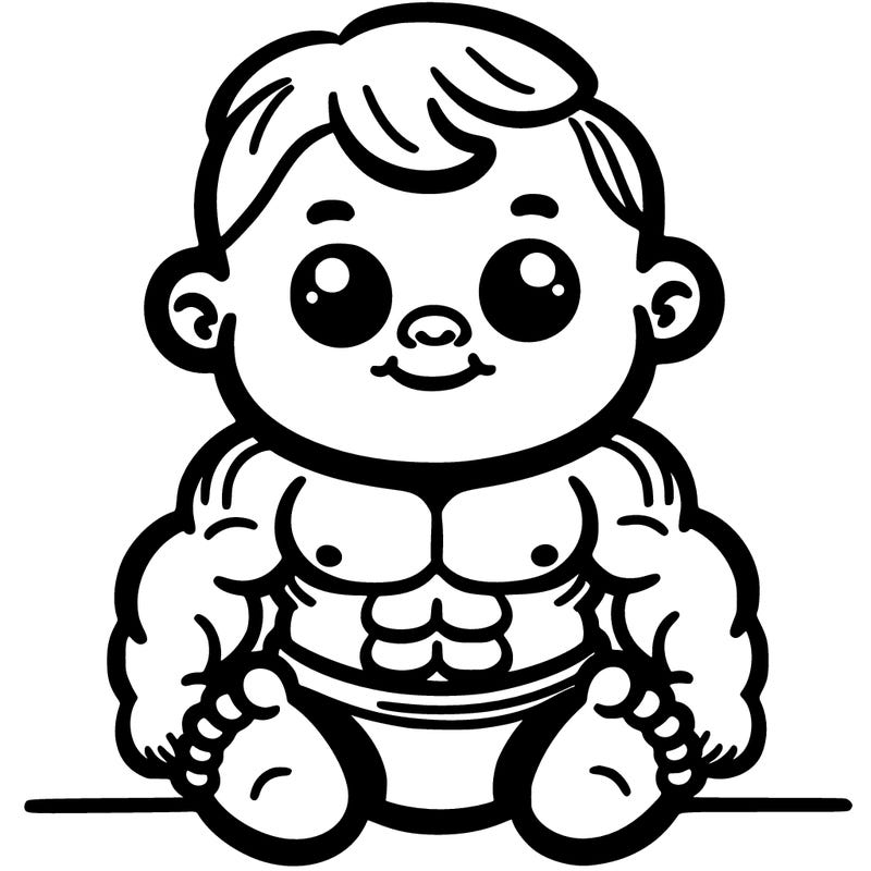 strong buff baby