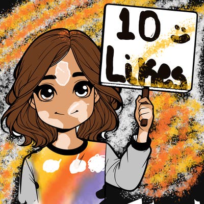 realistic girl holding up a sign