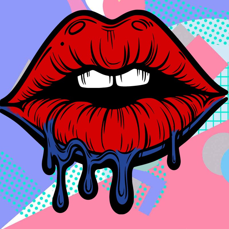 lips that look realistic and drip