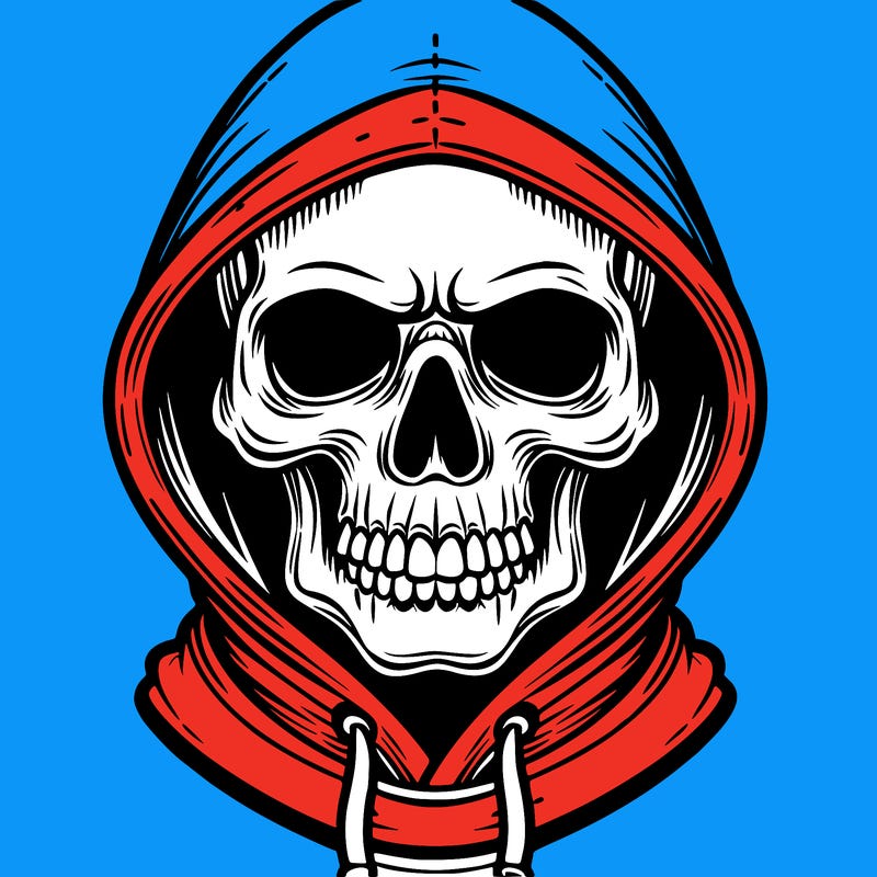 skull hoodie