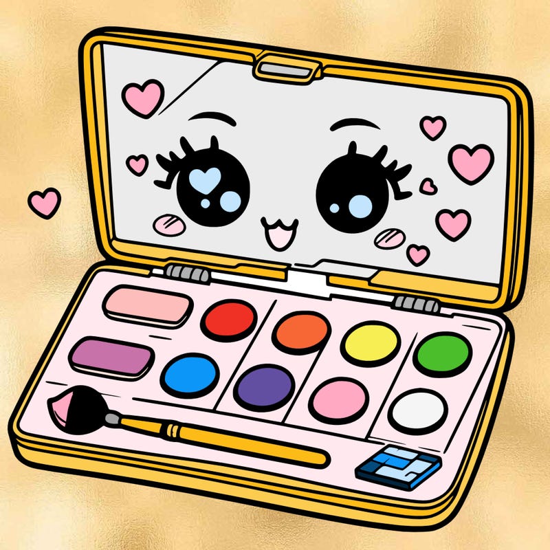 makeup pallet
