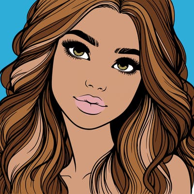 beautiful realistic girl