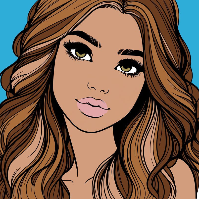 beautiful realistic girl