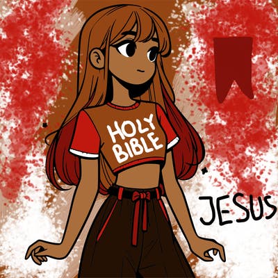 girl in a cute crop top