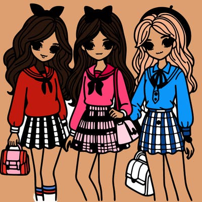preppy girls