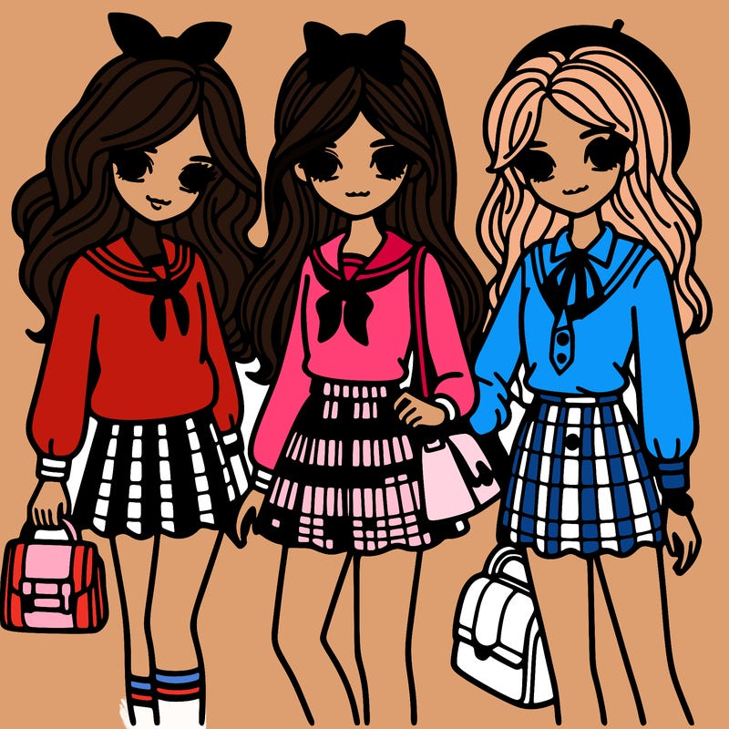 preppy girls