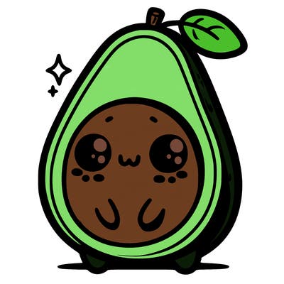 cute avocado