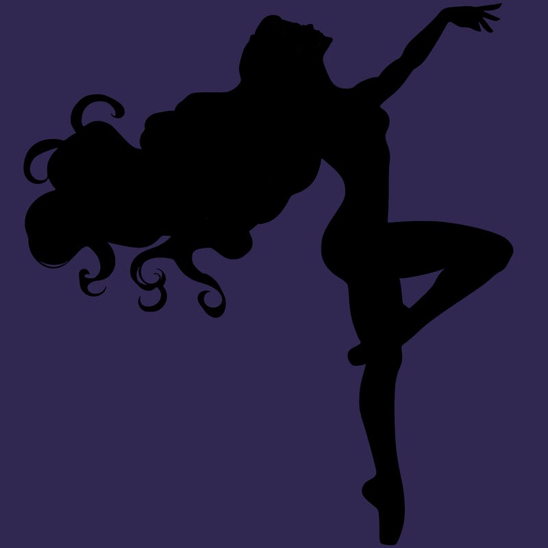 realistic woman dancer