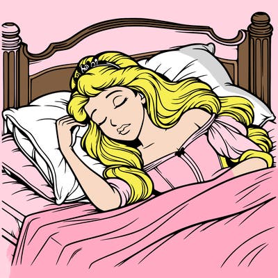 realistic sleeping beauty