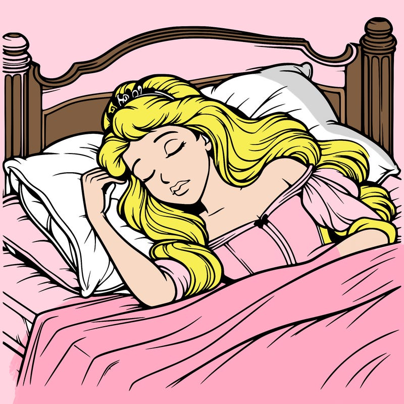 realistic sleeping beauty