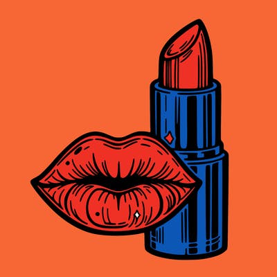 lips and lipstick