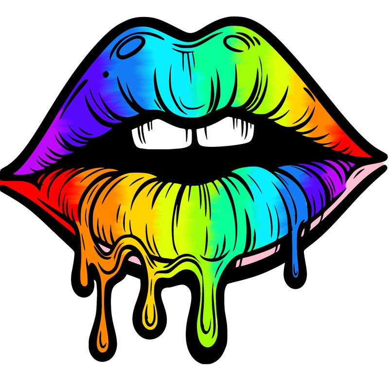 lips that look realistic and drip