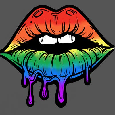 lips that look realistic and drip