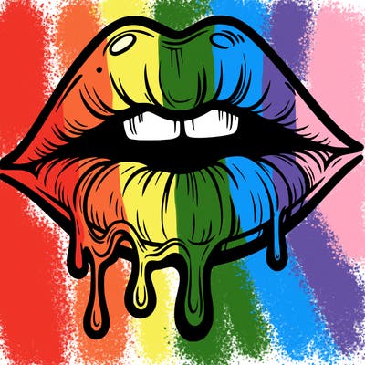 lips that look realistic and drip