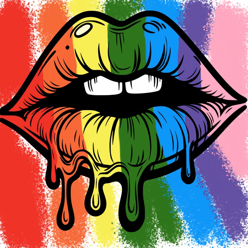 lips that look realistic and drip