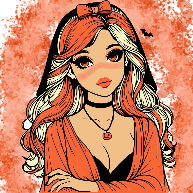 halloween realistic girl