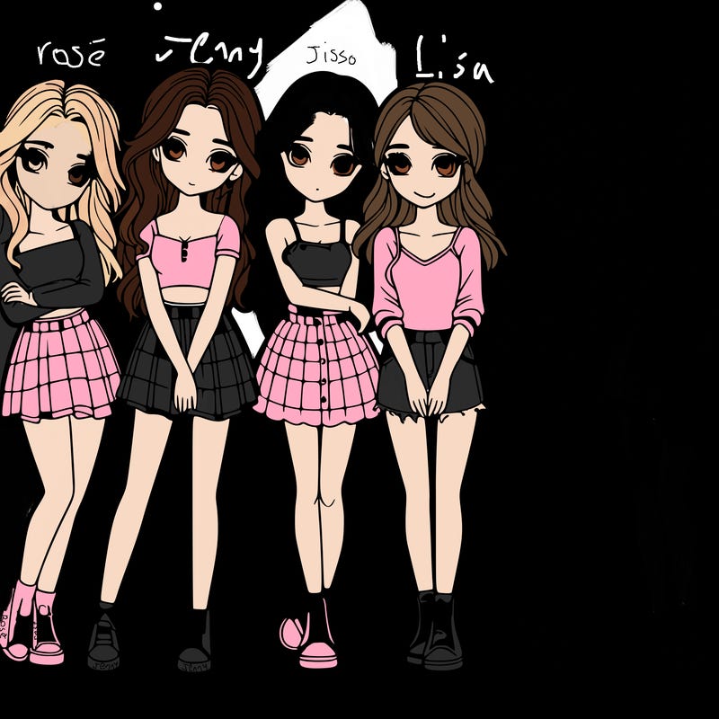 a group of girls realistic