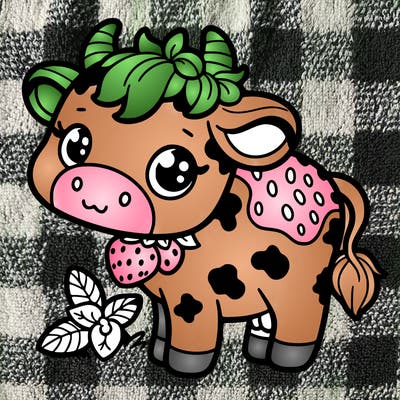 strawberry cow