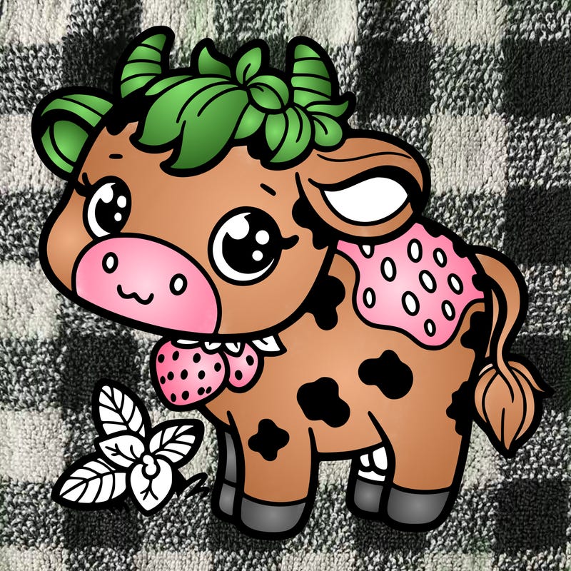 strawberry cow
