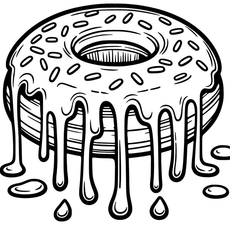drippy doughnut