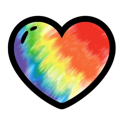 a blank heart