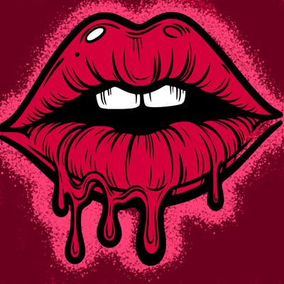 lips that look realistic and drip