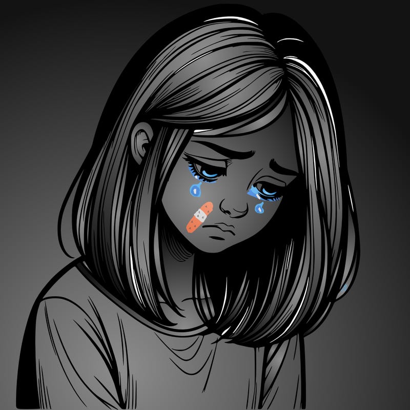 realistic sad girl