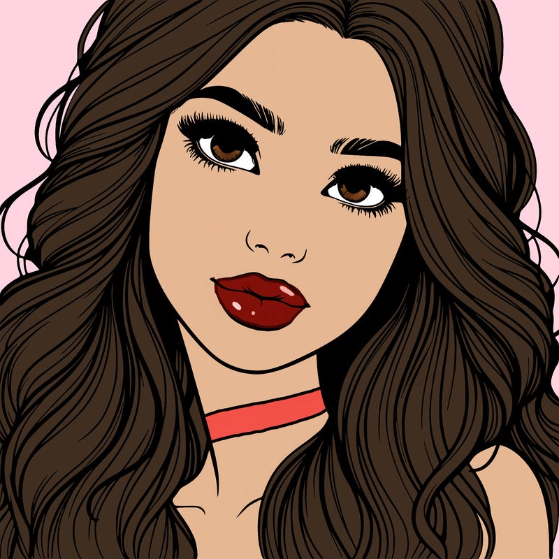 beautiful realistic girl