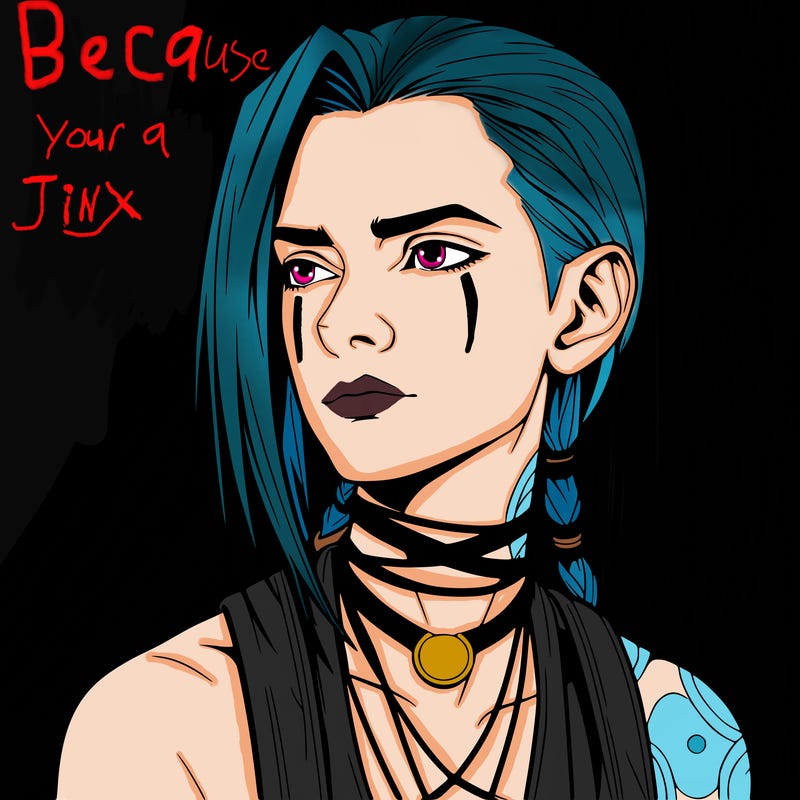 jinx from arcane realistic