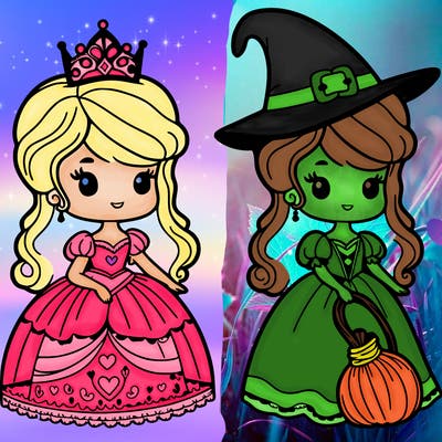 princess as a witch