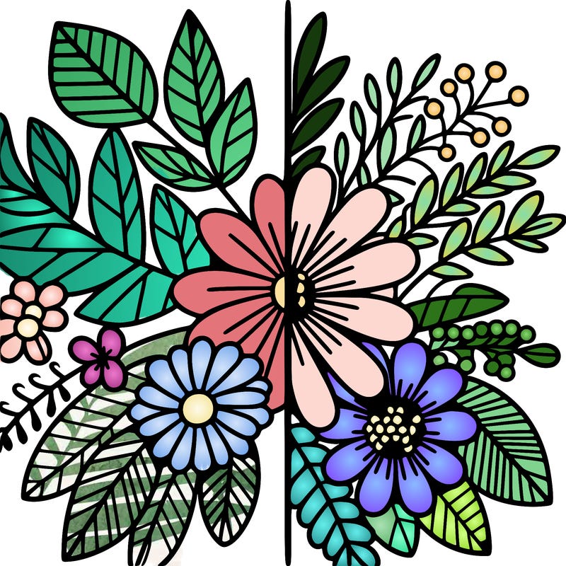 flowers split