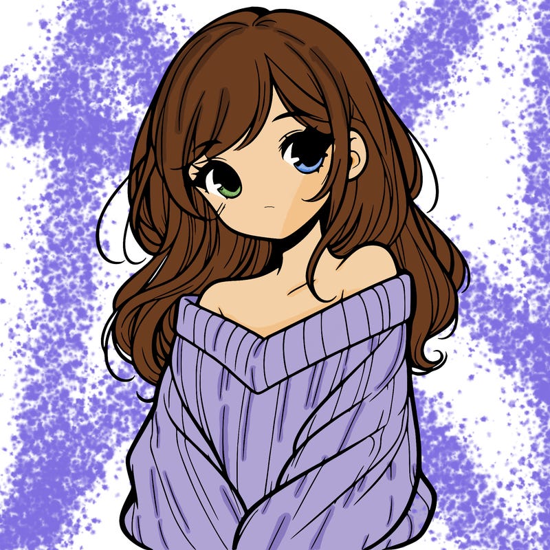 shy pretty girl wearing a sweater that is falling off one shoulder portrait