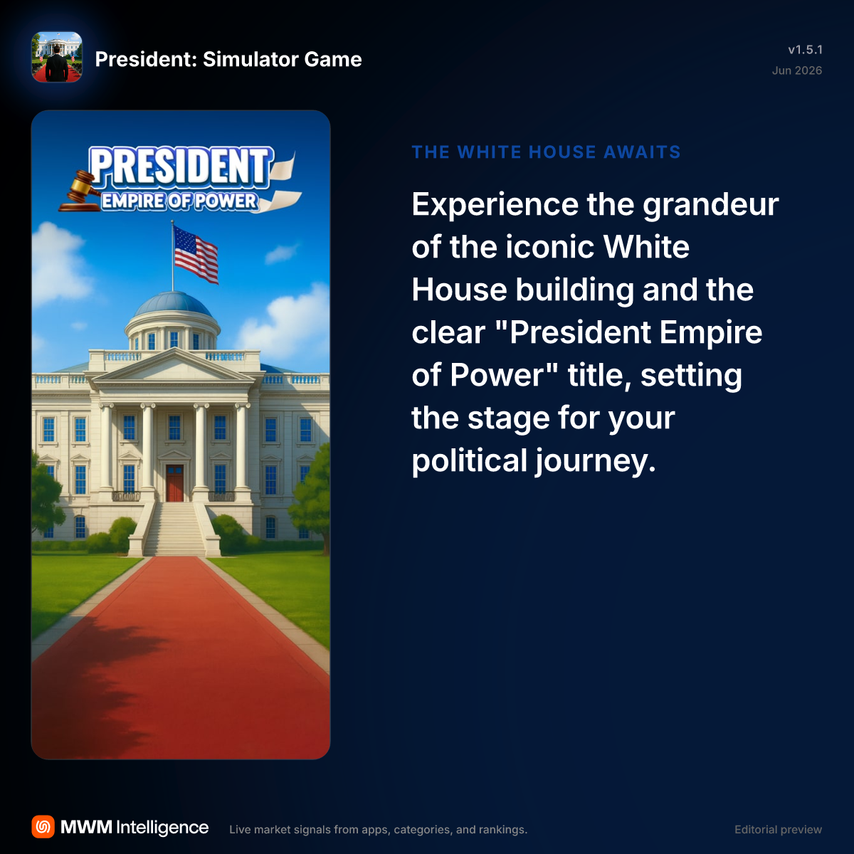 President: Simulator Game - Games App | MWM