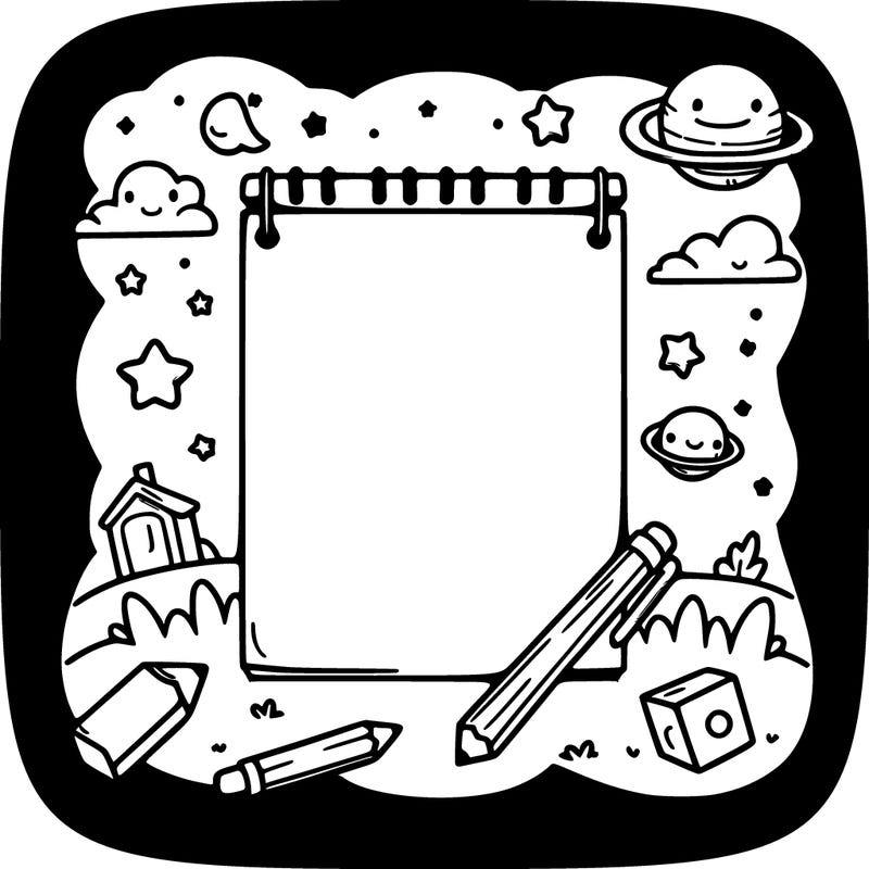 blank white paper no drawing