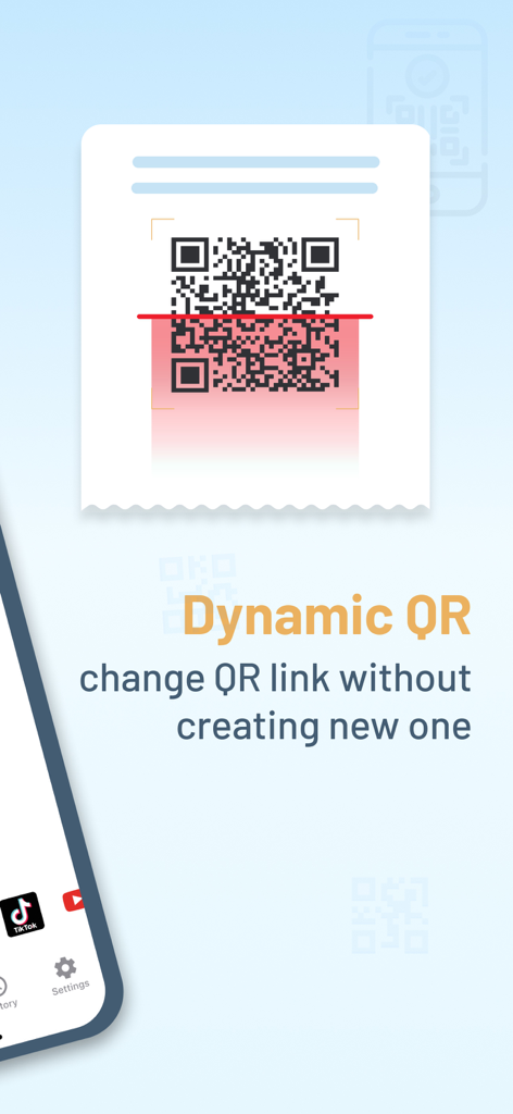 QR Code, Business Card Creator - Función de código QR dinámico que permite a los usuarios cambiar enlaces sin crear nuevos códigos