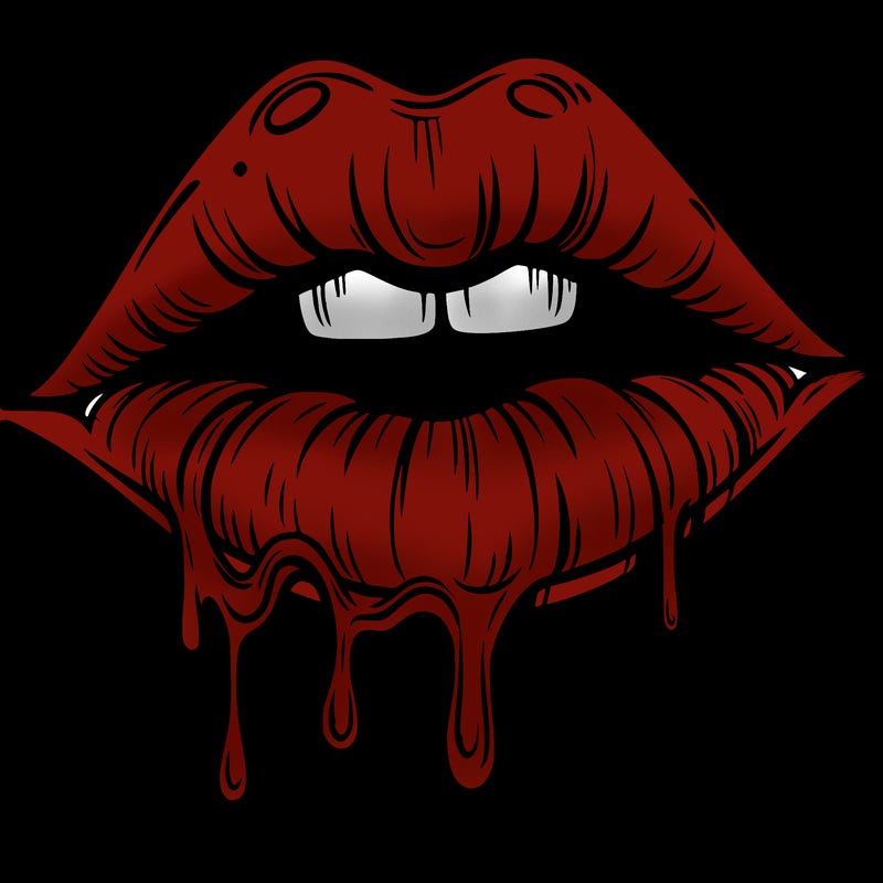 lips that look realistic and drip
