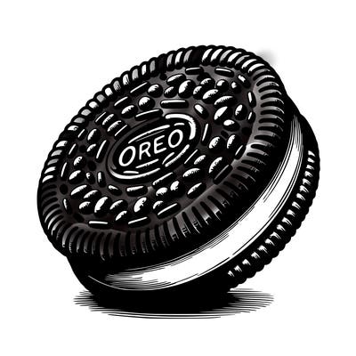 realistic oreo