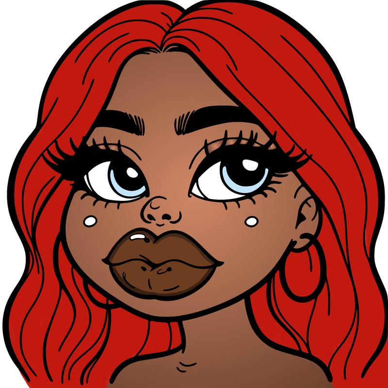 girl with big lips