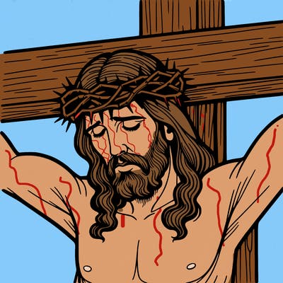 jesus on the cross