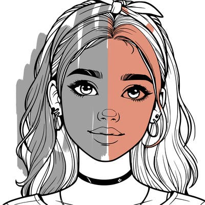 realistic teenage girl