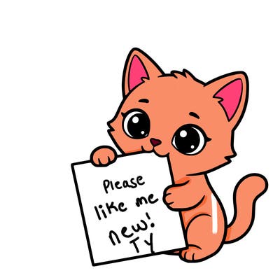 a small cat with a blank sheet of paper in its hand. the cat is sooooooo cute!