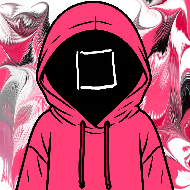 faceless girl in hoodie
