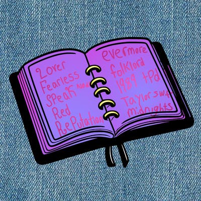 open note book blank