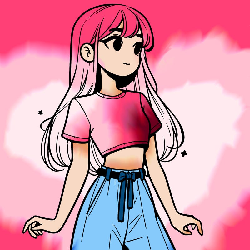 girl in a cute crop top