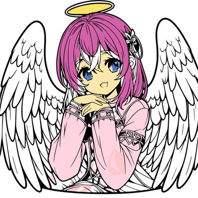manga angel realistic