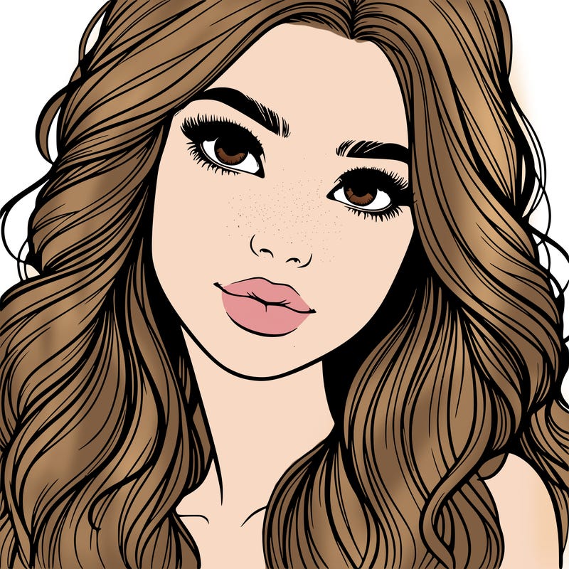 beautiful realistic girl