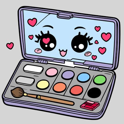 makeup pallet